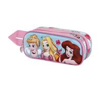 Disney Principesse Disney Adorable-Astuccio 3D Doppio, Blu, 22 x 9,5 cm