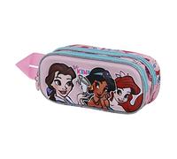 Disney Principesse Disney Kind-Astuccio 3D Doppio, Rosa, 22 x 9.5 cm