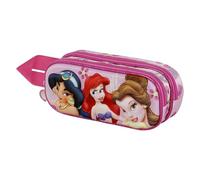 Disney Principesse Disney Palace-Astuccio 3D Doppio, Rosa, 22 x 9,5 cm