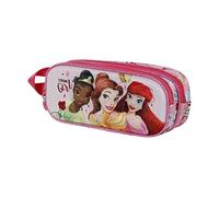 Disney Principesse Disney Strong-Astuccio 3D Doppio, Rosa, 22 x 9.5 cm