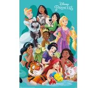 Disney Principesse Pets Poster 61x91.5 CM 61x91.4cm Ariel Tiana Moana