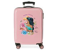 Disney Principesse trolley da cabina rosa 38 x 55 x 20 cm rigido ABS chiusura a combinazione laterale 34 l 2 kg 4 ruote doppie