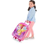 Disney Principesse Valigia Trolley Bambini Rosa 40cm x 28cm x 12cm Nuova