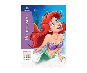 Disney Prinsessen - Kleuren op nummer voor volwassenen