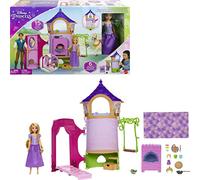 Disney Princess Rapunzel's Tower Playset Bambola Snodata 6 Aree Gioco Accessori