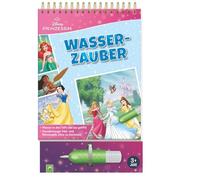 Disney Prinzessin Wasserzauber Malbuch - einfach mit Wasser malen: Wassermalbuch mit Wassertankstift für Kinder ab 3 Jahren I Geschenk