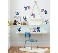 Disney Punto Muro Adesivi 50x70cm Set Decalcomanie 12pcs Angelo Blu Rosa Stanza