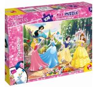 DISNEY PUZZLE DF MAXI FLOOR 108 PRINCESS - PRINCESS FOREVER