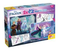 LISCIANI Disney Puzzle DF Maxifloor 2 x 60 Frozen, Multicolore, 97906