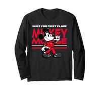 Disney Racing Mickey Mouse Race Driver Built for 1st Place Maglia a Manica