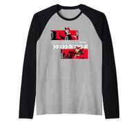 Disney Racing Minnie & Daisy Race Car Drivers Speed & Style Maglia con Maniche Raglan