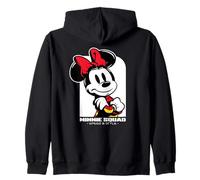 Disney Racing Minnie Squad Speed & Style Race Car Driver Felpa con Cappuccio