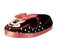 Disney Ragazze Pantofole Minnie Mouse Nero 27
