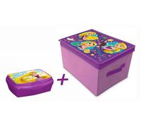 Disney Rapunzel - Pieghevole Scatola Salvaspazio Gioco + Contenitore Pane Burro