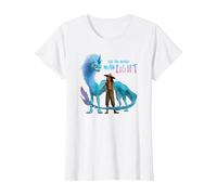 Disney Raya and the Last Dragon Fill the World With Light Maglietta, Donna, Bianco, S
