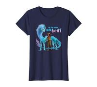 Disney Raya and the Last Dragon Fill the World With Light Maglietta, Donna, Navy, 3XL
