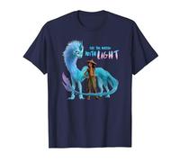 Disney Raya and the Last Dragon Fill the World With Light Maglietta, Uomo, Navy, S