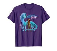 Disney Raya and the Last Dragon Fill the World With Light Maglietta, Uomo, Viola, S