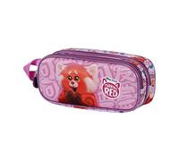 Disney Red Yaay-Astuccio 3D Doppio, Rosa, 22 x 9.5 cm