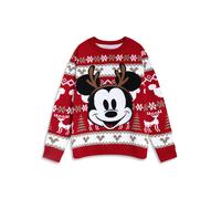 Disney Rosso Mickey Mouse Maglione di Natale Donne