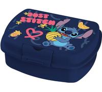 Disney Sandwich Box für Kinder aus Kunststoff Stitch, BPA-frei, mit Sicherheitsv