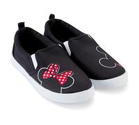Disney Scarpe da donna Topolino e Minnie, classiche da donna, con Topolino e Minnie e Minnie, nero, 37 EU