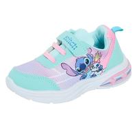Disney Scarpe da Ginnastica Luminose Stitch per Bambine, con LED Lampeggianti, Facili da agganciare al Tocco, per Lo Sport