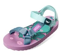 Disney Scarpe Stitch da Bambina, Sandali da Bambina, Sandali Estivi 27-35 (Lilla/Blu, 34 EU)