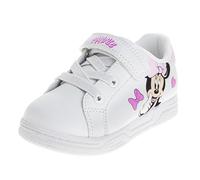 Disney Scarpe stringate leggere per bambini (bambini/bambini), Bianco Minnie, 10 Toddler