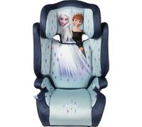 Disney Seggiolino auto Frozen per la sicurezza delle bambine con altezza da 100 a 150 cm con grafiche di Elsa e Anna su fondo azzurro