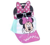 Disney Set 2 pz cappellino con visiera e occhiali da sole Minnie Mouse 4-8 anni