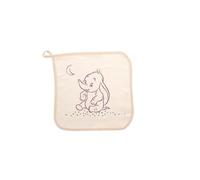 Disney - Set 4 Salviette Bebè Dumbo Ultra Morbide Lavabili - Pulizia Delicata per Pelle Sensibile - Multiuso, Lavabili a 40° - Prodotto Ufficiale