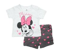 Disney Set Baby Minnie, Comodi Vestiti, Perfetti per i Bambini con Un Design Minnie Mouse, Bianco, 12 Mesi