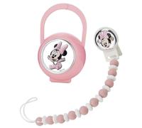 Disney Set Box Porta Ciuccio Minnie Mouse Baby con Sfere Dentizione Neonato