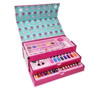 Disney Set da Disegno Minnie Mouse Topolina Valigetta con Manico a Tre Ripiani Kit 52 Pezzi Assortiti Accessori Matite Colorate Pastelli a Cera Acquerelli