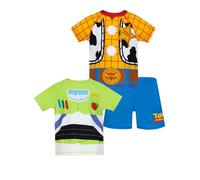 Disney Set da Nuoto Toy Story | Buzz Lightyear Costume Nuoto Bambino | Maglia Piscina Bambino | Blu 5-6 Anni