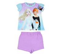 Disney Set di Pigiami Shortie con Licenza Ufficiale Elsa Anna Olaf Pj, Frozen 2, 2-3 Anni 98