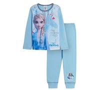Disney Set Pigiama in 2 Pezzi per Ragazze Frozen II 'The North Calls', Blu, età 3-4 Anni