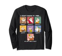 Disney Seven Dwarfs Current Mood "I Don't Know if I Feel..." Maglia a Manica