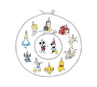 Disney SH01098SL.PH - Set regalo con bracciale e collana, 12 pezzi, Misura unica, Costume, Nessuna pietra preziosa