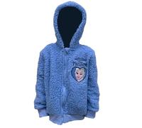 Disney Sherpa con Cappuccio Bambina Frozen Elsa Felpa Full Zip E Tasche (DY55L0722) (IT, età, 7 Anni, Regular, Lilla)