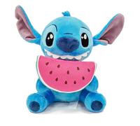 SIMBA Peluche Stitch con anguria 25 cm, licenza Disney 100% originale, adatto per tutte le età (6315870192)