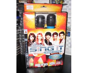 DISNEY SING IT POP HITS + 2 MIC NUOVO ITALIANO SONY PS3