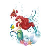 Disney Sirena Muro Adesivi Set Decalcomania Ariel Ragazze Camera Decor 50x70 CM