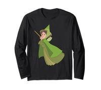 Disney Sleeping Beauty Good Fairy Fauna Costume Maglia a Manica