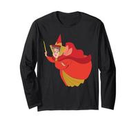 Disney Sleeping Beauty Good Fairy Flora Costume Maglia a Manica