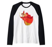 Disney Sleeping Beauty Good Fairy Flora Costume Maglia con Maniche Raglan