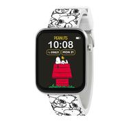Accutime Peanuts Snoopy Kids White Printed Strap Interactive Smart Watch