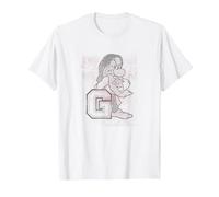 Disney Snow White And Seven Dwarfs Grumpy Maglietta, Uomo, Bianco, XL