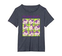Disney Snow White And The Seven Dwarfs Feeling Dopey Box Up Maglietta, Donna plus-size, Pervinca, 3X